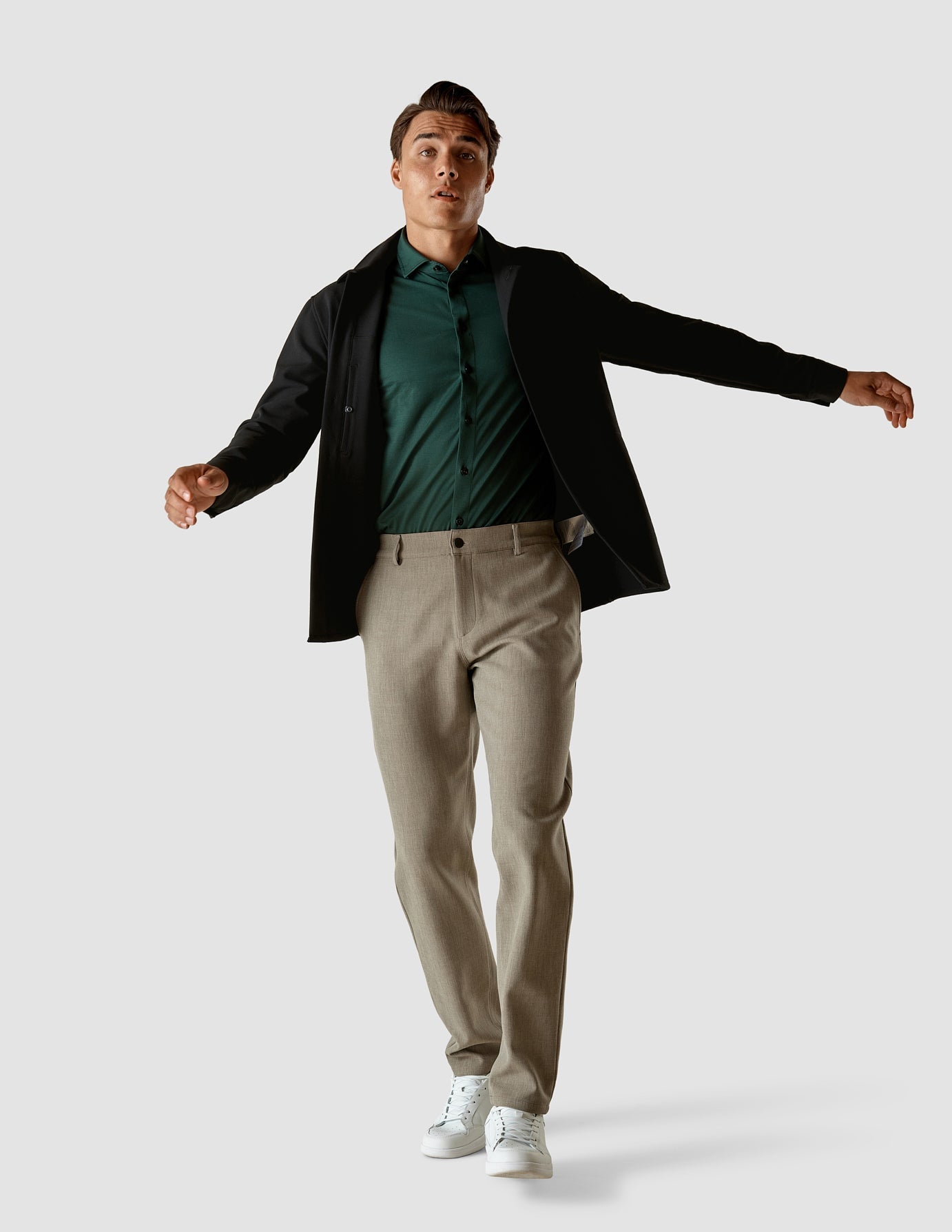 Heavy Edition Minimalist Overshirt Black